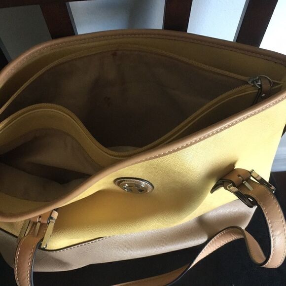 Yellow/brown tote bag    - Picture 2 of 2